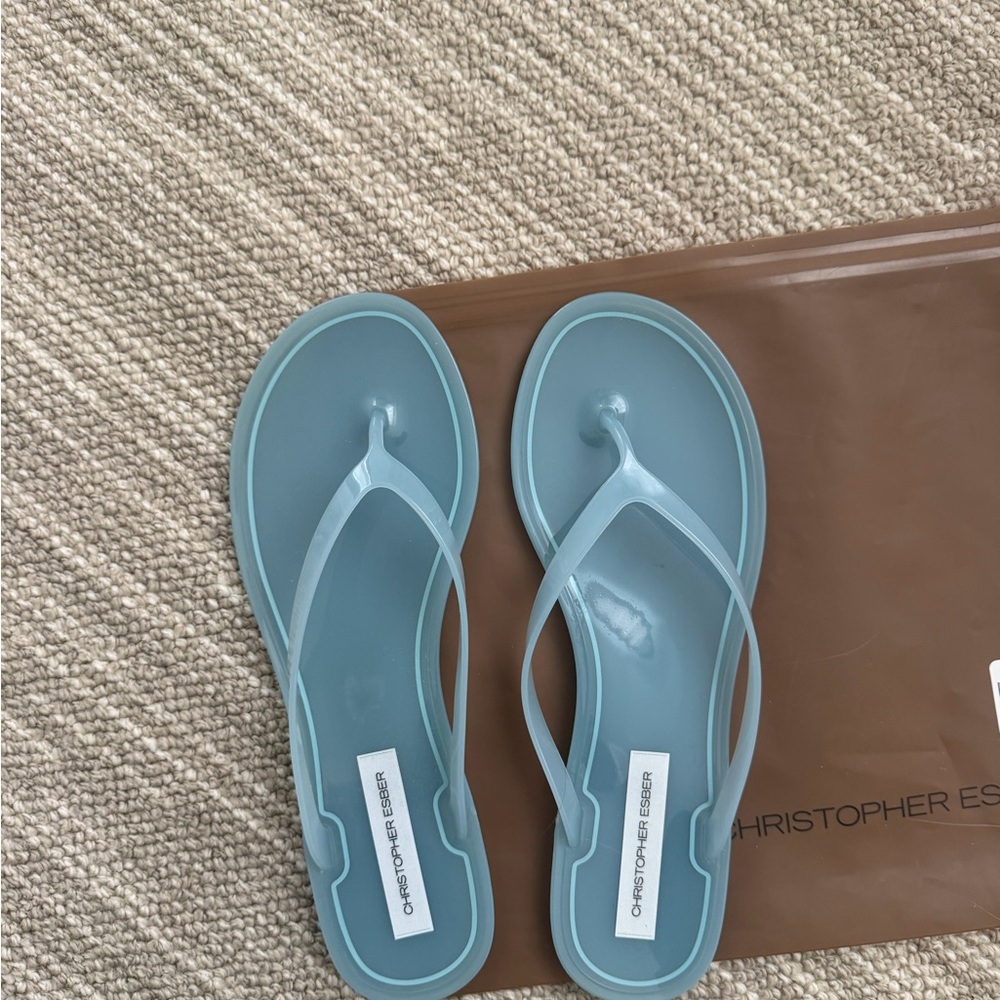 EUC Christopher Esber Jo flip flop size 9 (40)